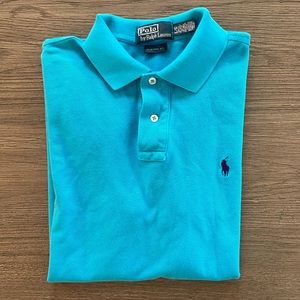 Men’s Polo by Ralph Lauren Classic Fit Shirt Blue Size Large